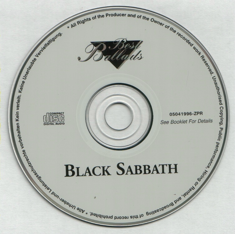 Tapio's Ronnie James Dio Pages: Black Sabbath Counterfeit CD