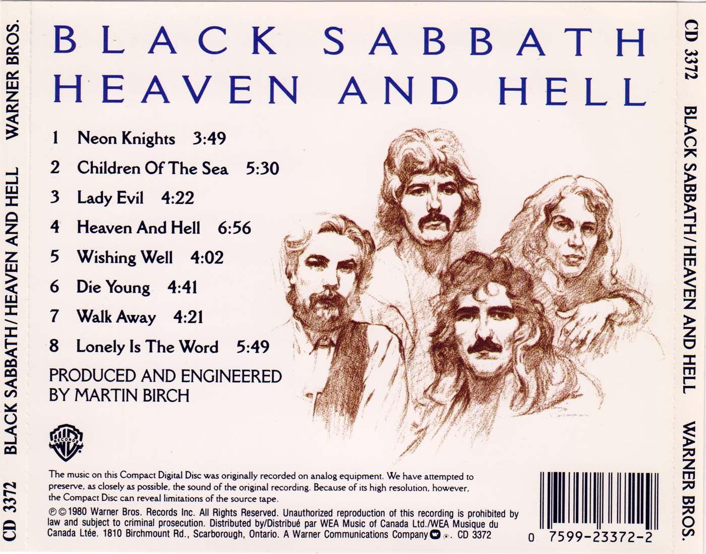 Tapio's Ronnie James Dio Pages: Black Sabbath CD Discography
