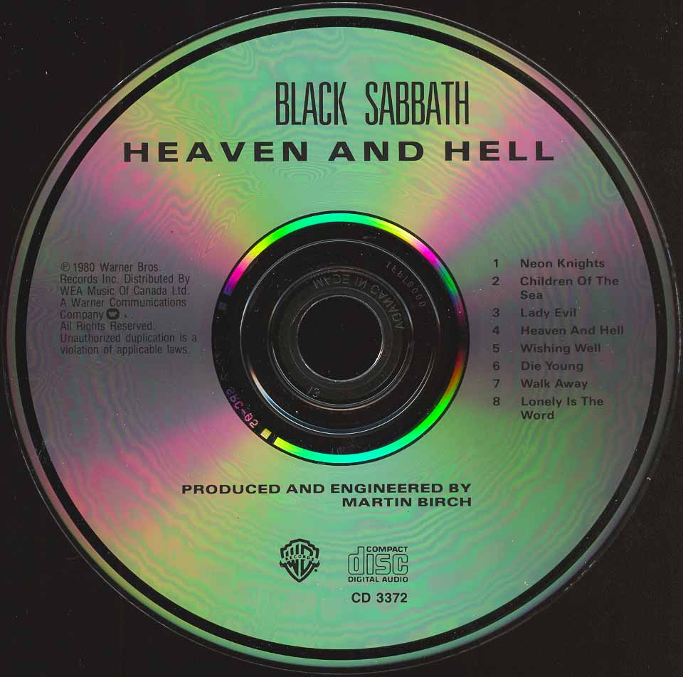 Tapio's Ronnie James Dio Pages: Black Sabbath CD Discography
