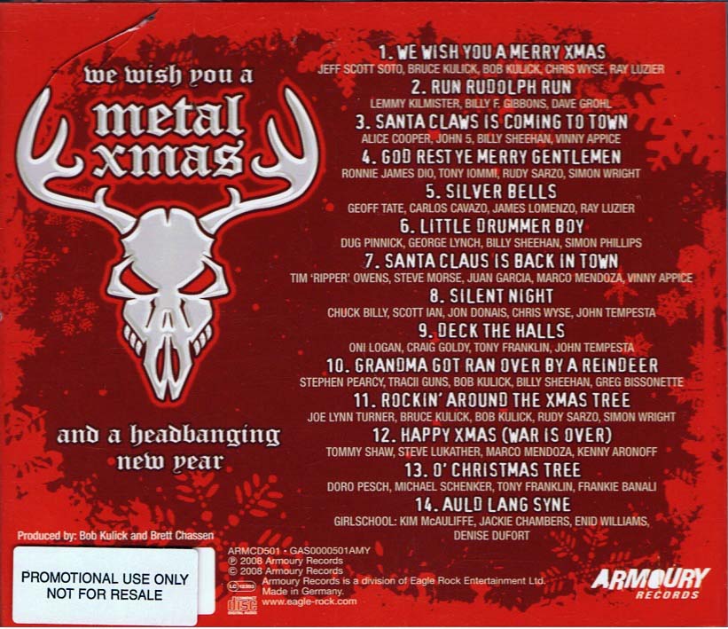 We Wish You A Metal Xmas And A Headbanging New Year by