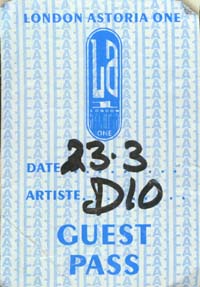 Tour pass