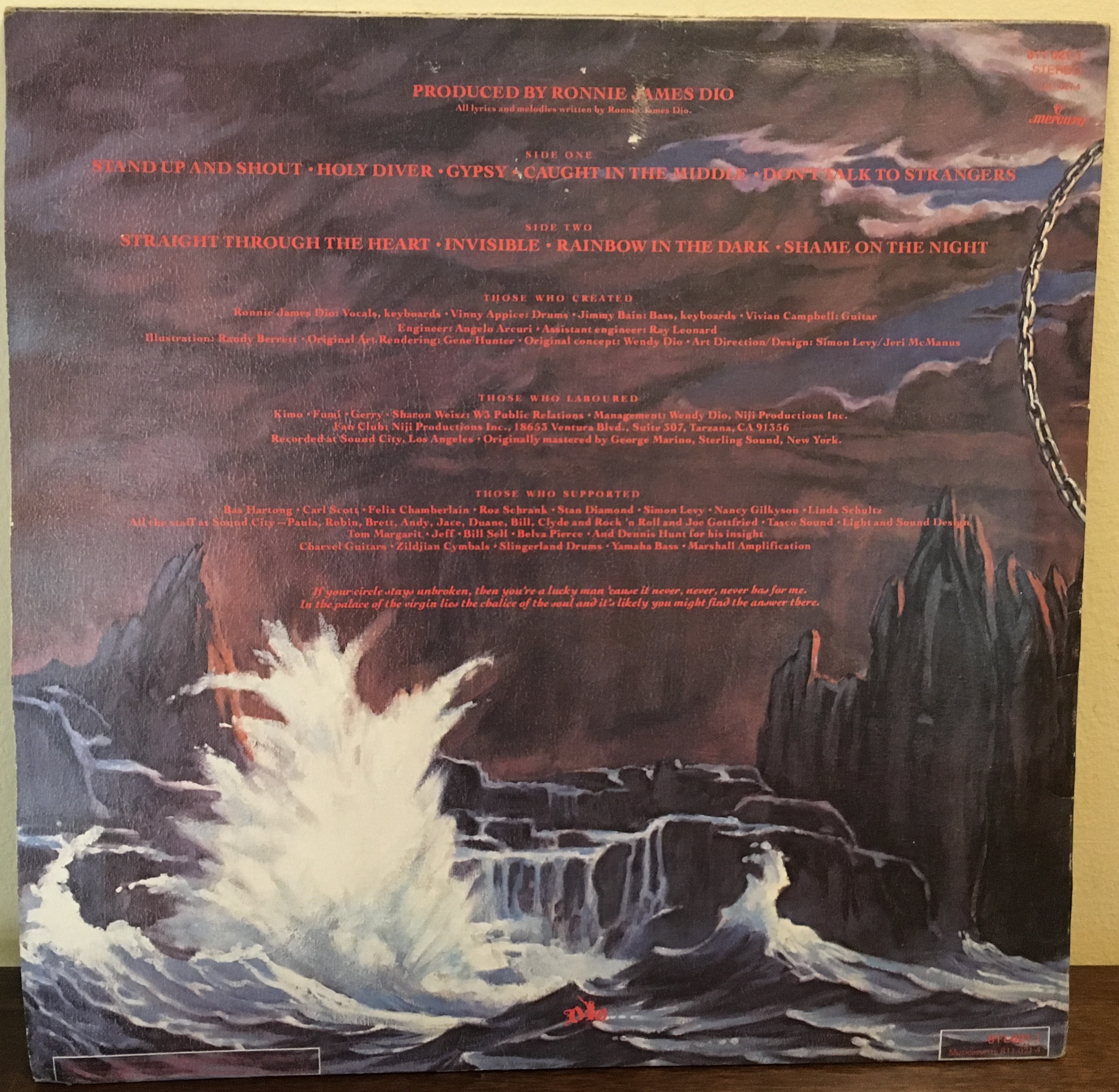 Tapio's Ronnie James Dio Pages: Dio LP Discography, October