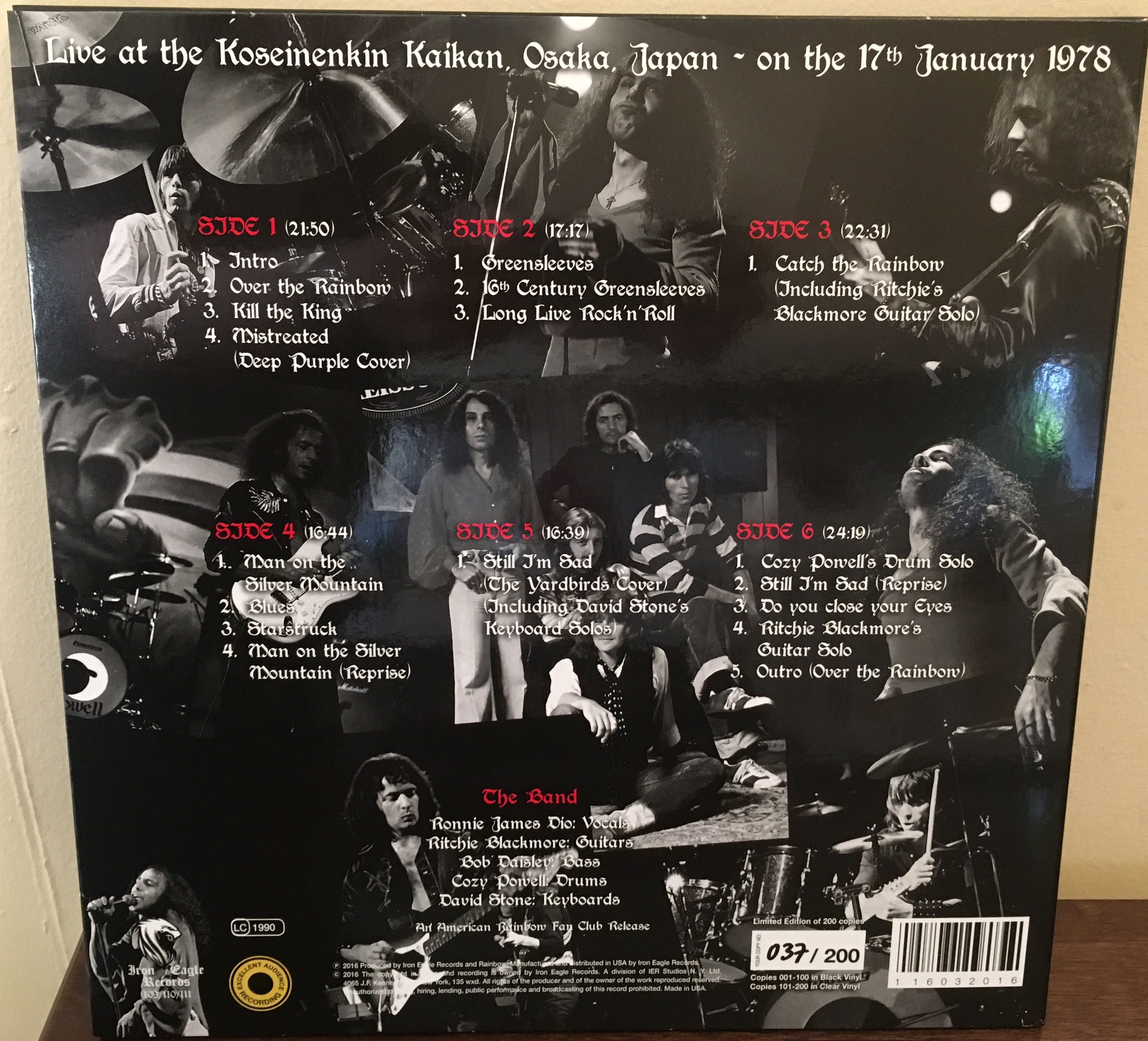 Tapio's Ronnie James Dio Pages: Rainbow LP Bootleg Discography 