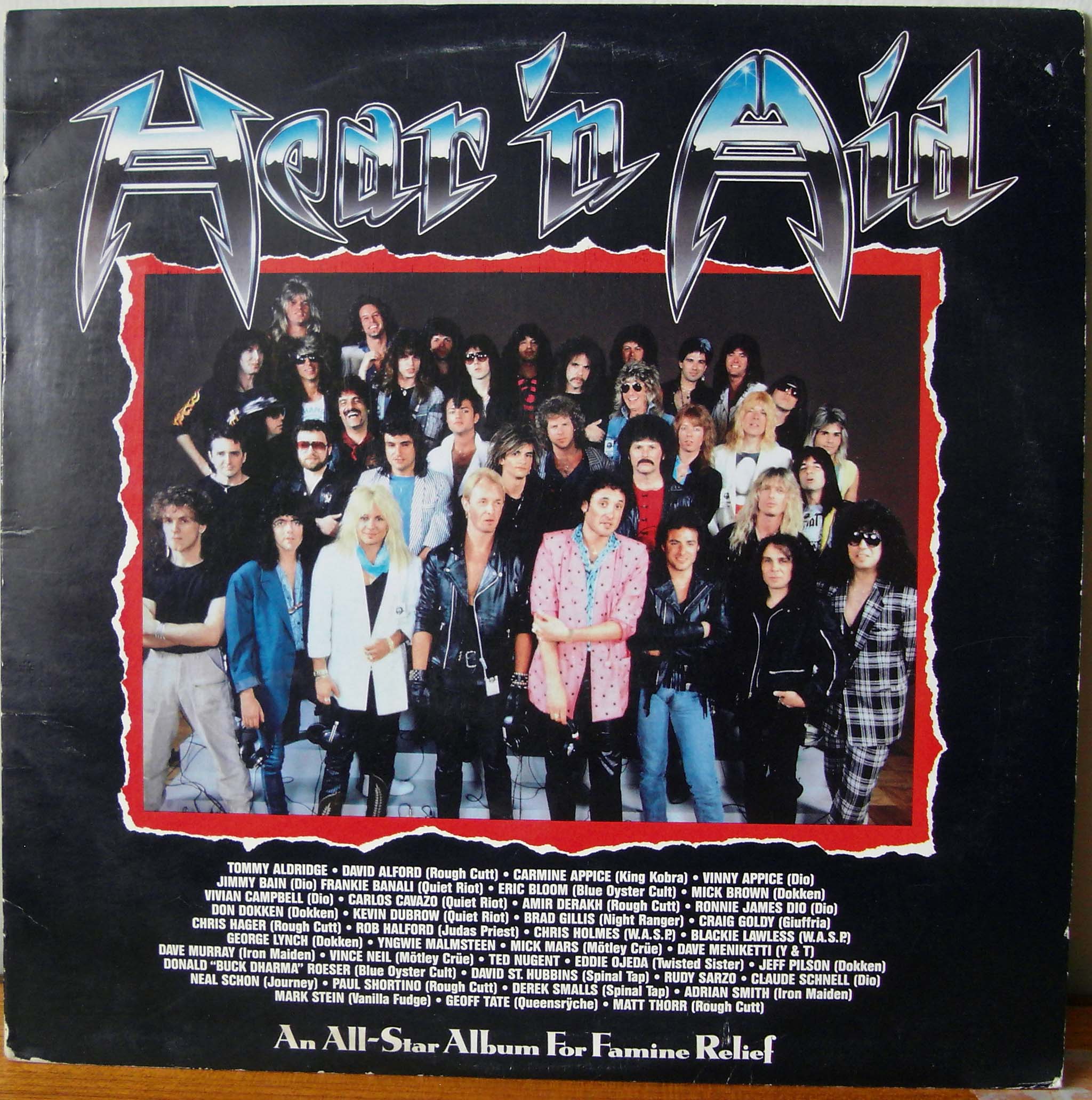 Tapio's Ronnie James Dio Pages: Hear 'N Aid LP Discography