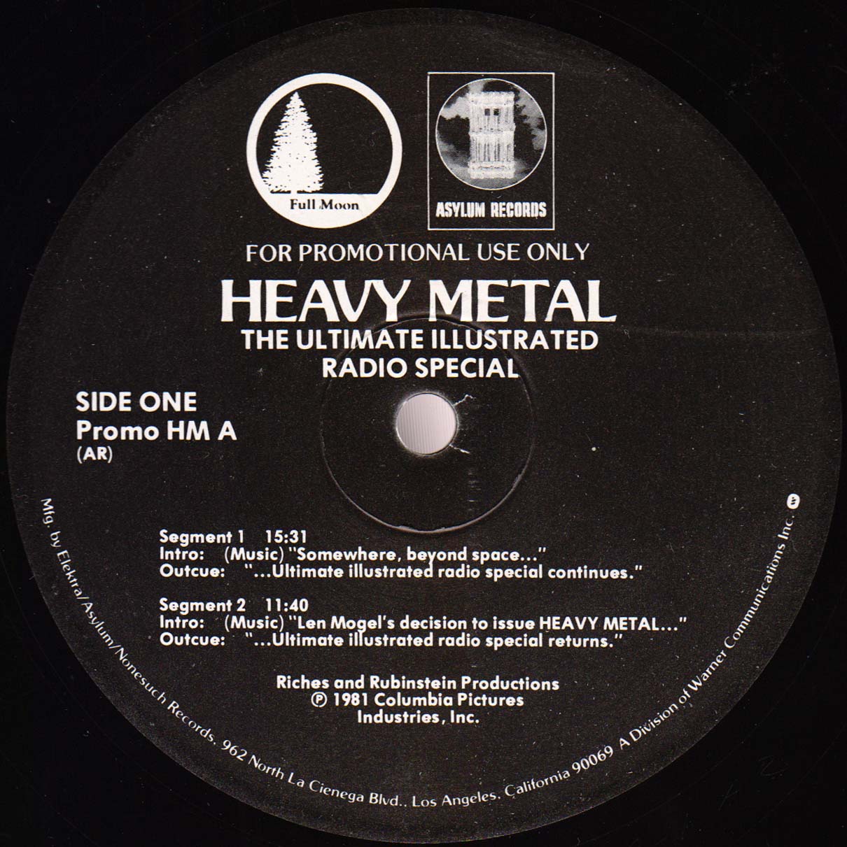 Tapio's Ronnie James Dio Pages: Heavy Metal Soundtrack LP Discography