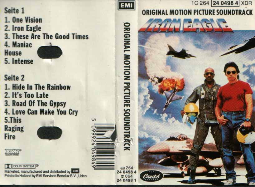 Tapio's Ronnie James Dio Pages Iron Eagle Soundtrack C Tape Discography