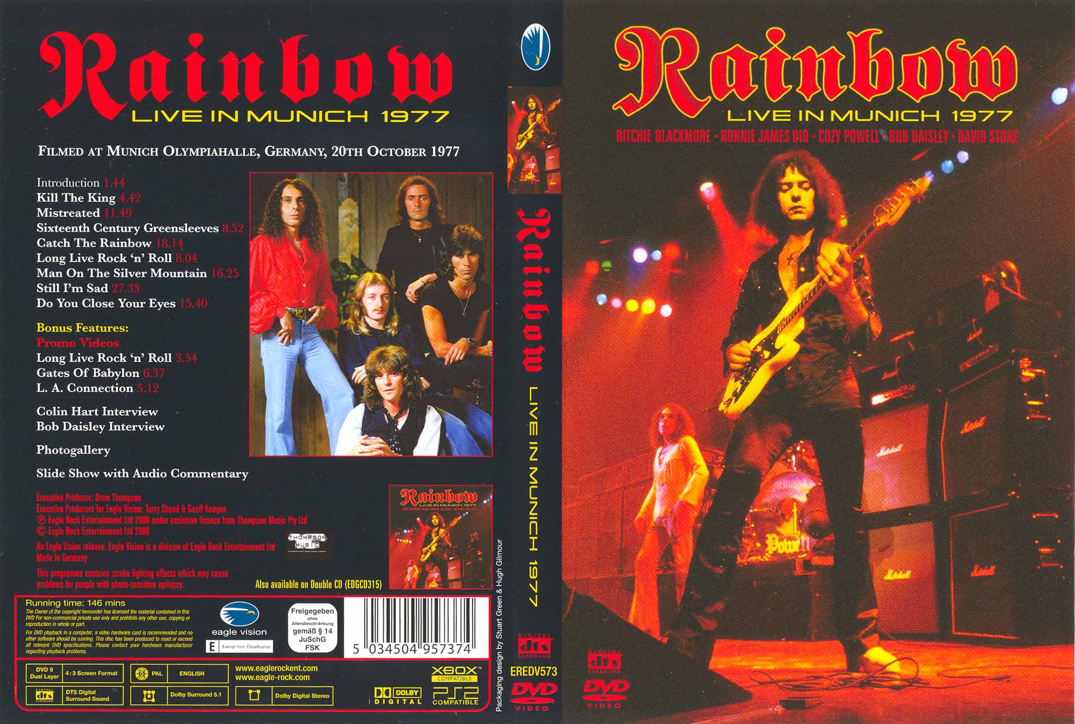 Tapio's Ronnie James Dio Pages: Rainbow Video Discography